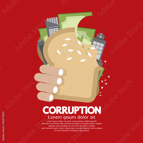 Corruption Concept Vector Illustration