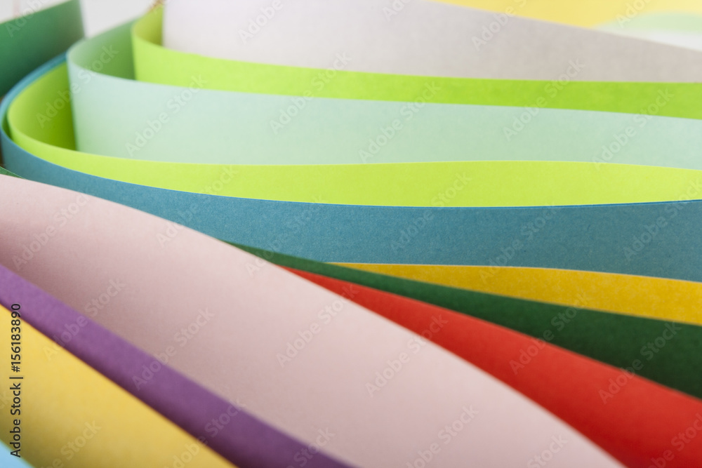 Obraz premium Abstraction from colored paper