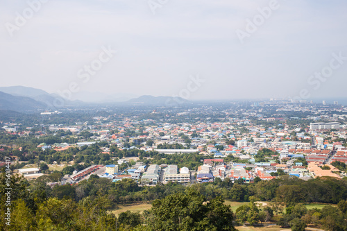 View of the city from the view point of Hua Hin