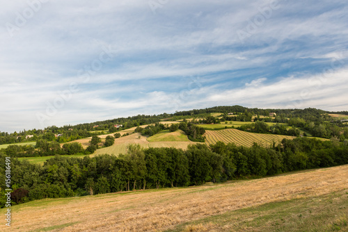 Panorama collinare di campagna