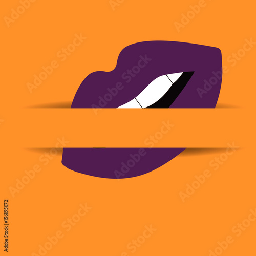 Lips background illustration