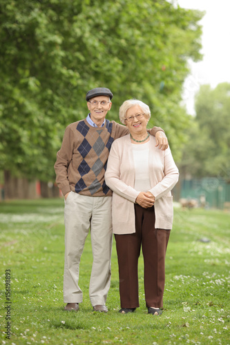 Elderly couple in the park © Ljupco Smokovski
