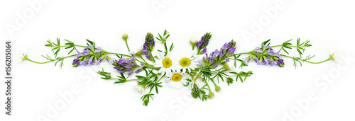 Summer field flowers arrang...