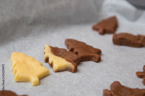 Variety Of Christmas Tree Cookies