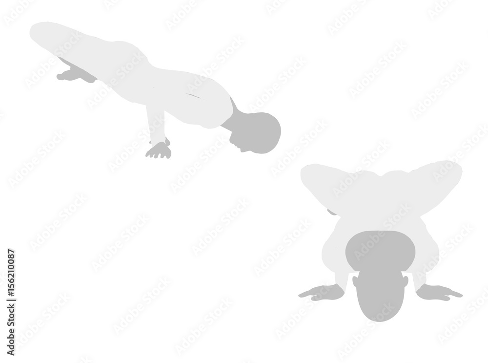 Vector - EPS 10 vector illustration of Yoga Pose Vector - EPS 10 vector illustration of Yoga Pose