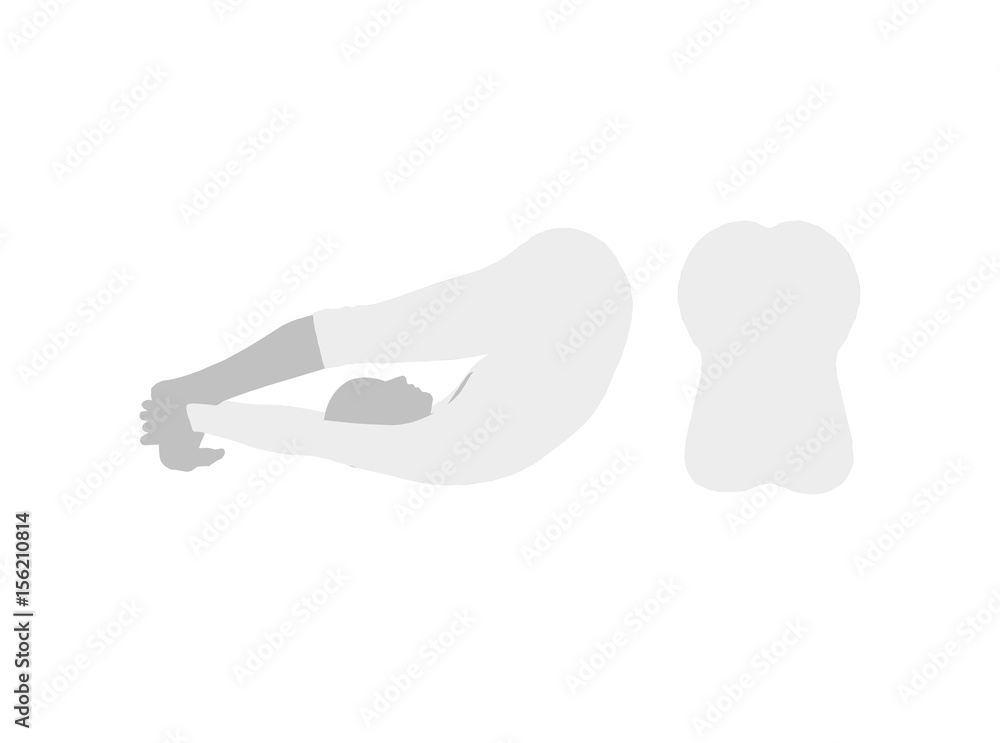 Vector - EPS 10 vector illustration of Yoga Pose Vector - EPS 10 vector illustration of Yoga Pose