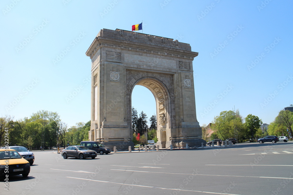 Arcul de Triumf (The Arch Of Triumph) in Bucharest, Romania Arcul de Triumf (The Arch Of Triumph) in Bucharest, Romania
