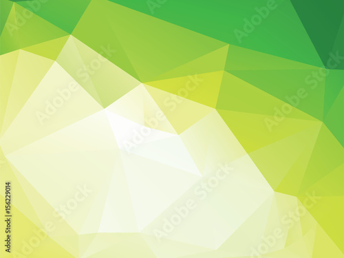 abstract green low poly geometric background