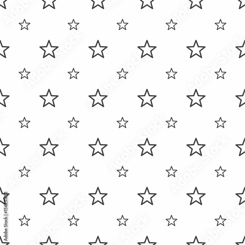 Abstract seamless pattern. Grey stars  modern stylish textures