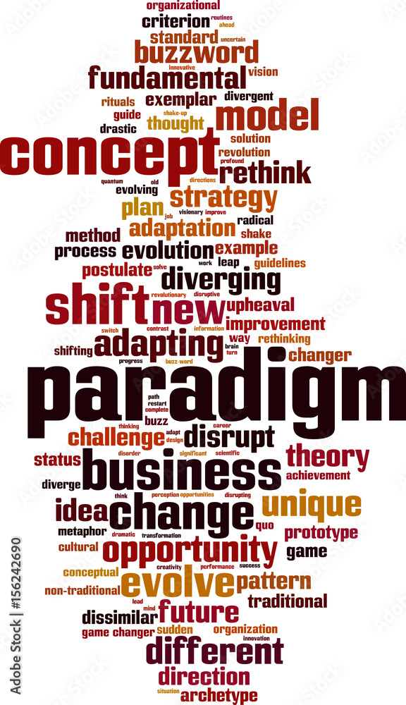 Paradigm word cloud