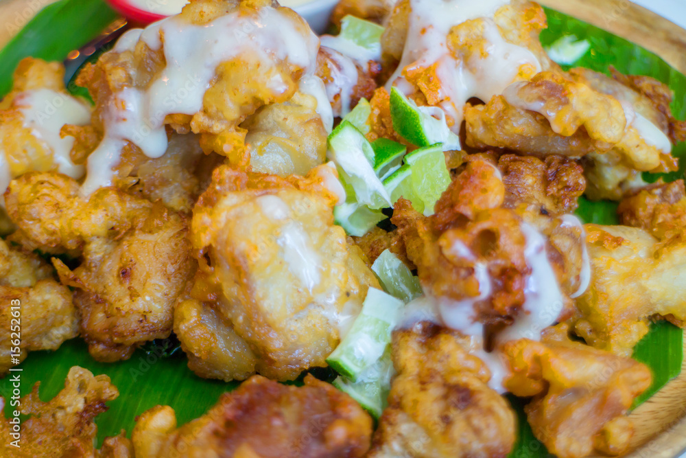 Fried Chicken with lime Sauce Fried Chicken with lime Sauce