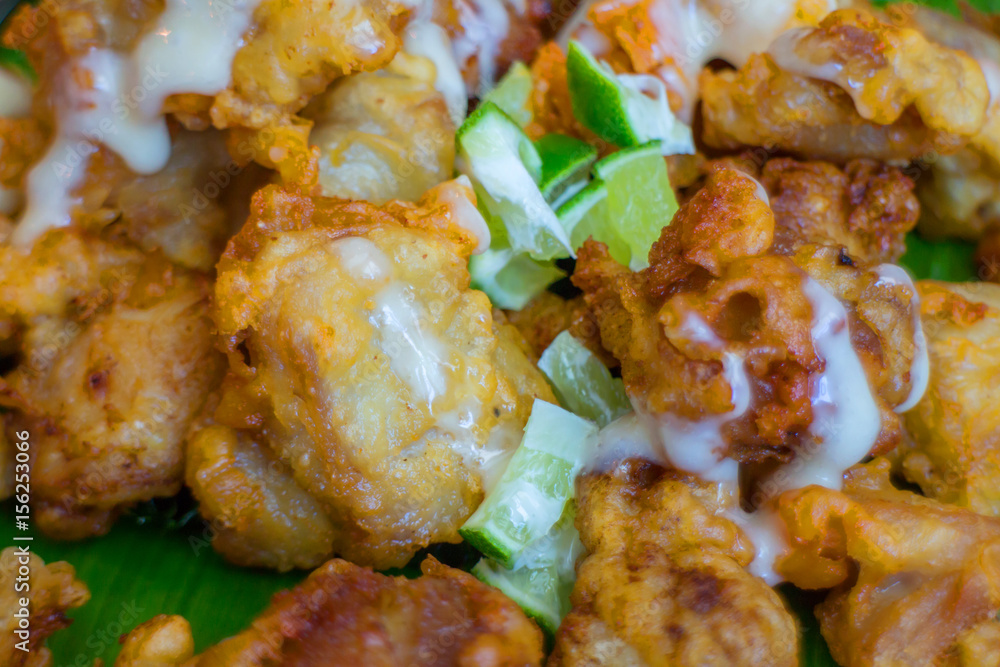 Fried Chicken with lime Sauce Fried Chicken with lime Sauce