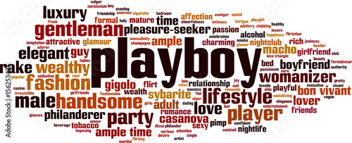 Konstfotografi Playboy word cloud