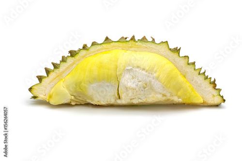 Isolated durian king of fruit on white background