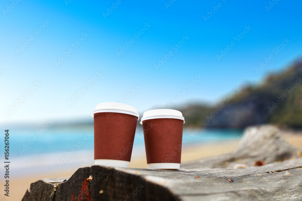 desk space and beach 