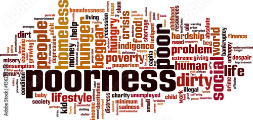 Poorness word cloud