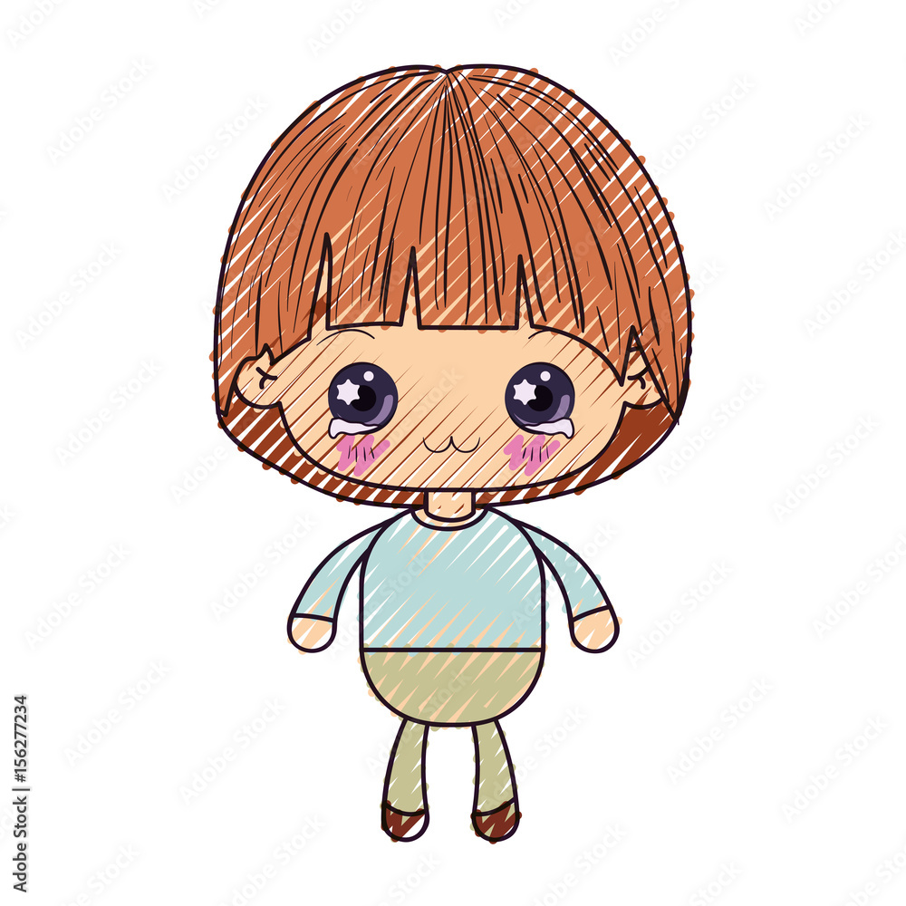 colored crayon silhouette of kawaii little boy with facial expression depressed vector illustration colored crayon silhouette of kawaii little boy with facial expression depressed vector illustration