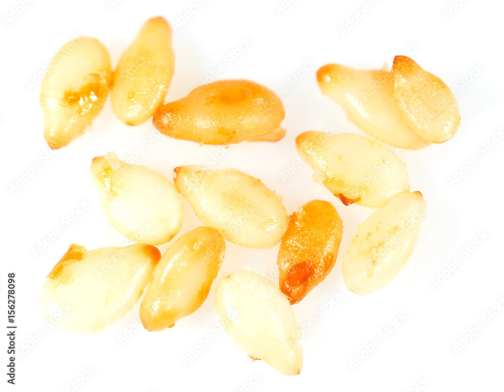 Sesame seeds on white background Sesame seeds on white background