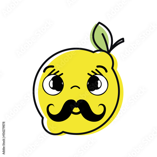 kawaii nice shy lemon fruit