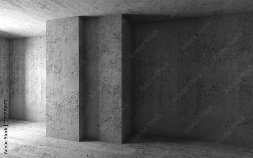 Abstract architecture background, concrete room Abstract architecture background, concrete room