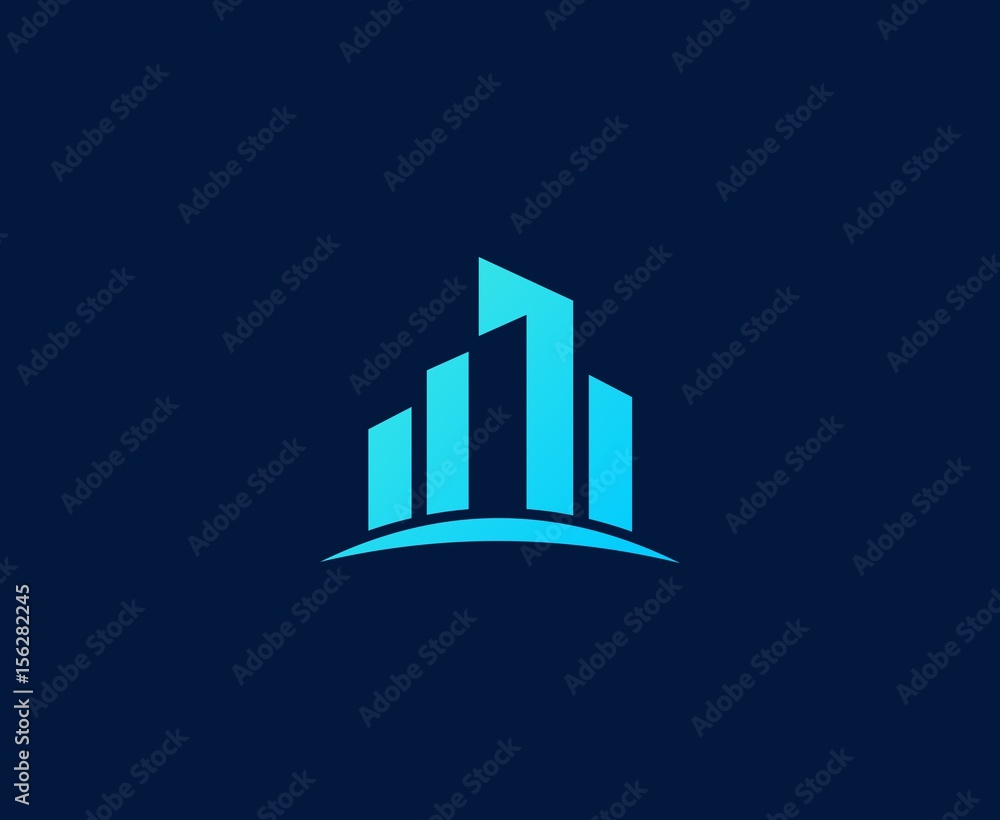 Fototapeta premium Buildings logo
