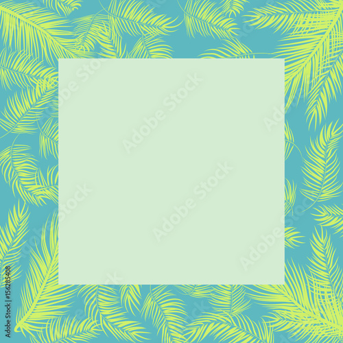 Summer Palm Background
