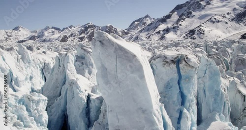 greenland glacier areal ice snow