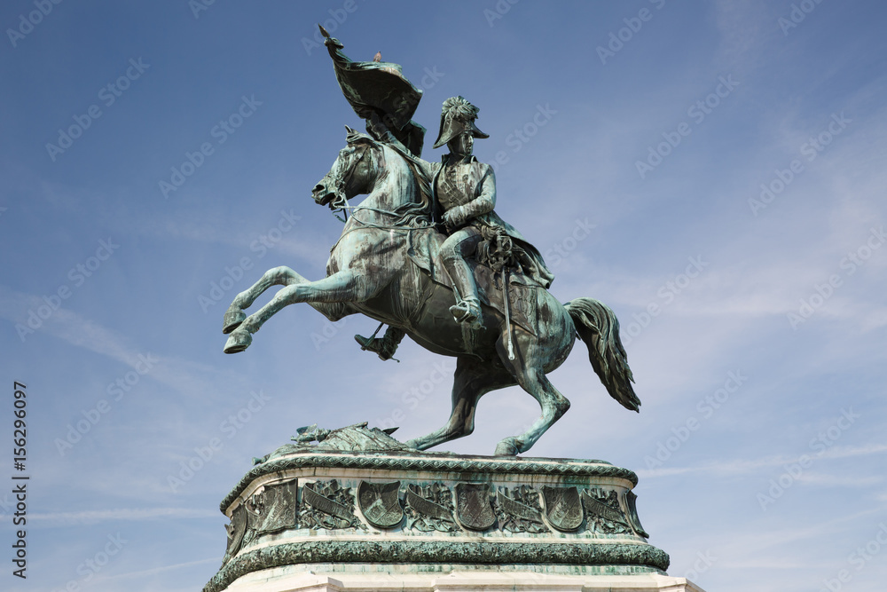 Statue of the Archduke Charles of Austria, Duke of Teschen on the Heldenplatz, Vienna