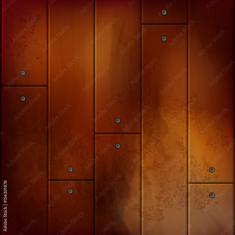 Fototapeta premium Vector wooden background with place for your text