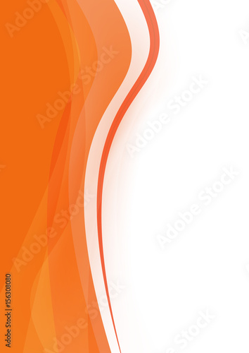 bright orange swoosh wave flame vertical background