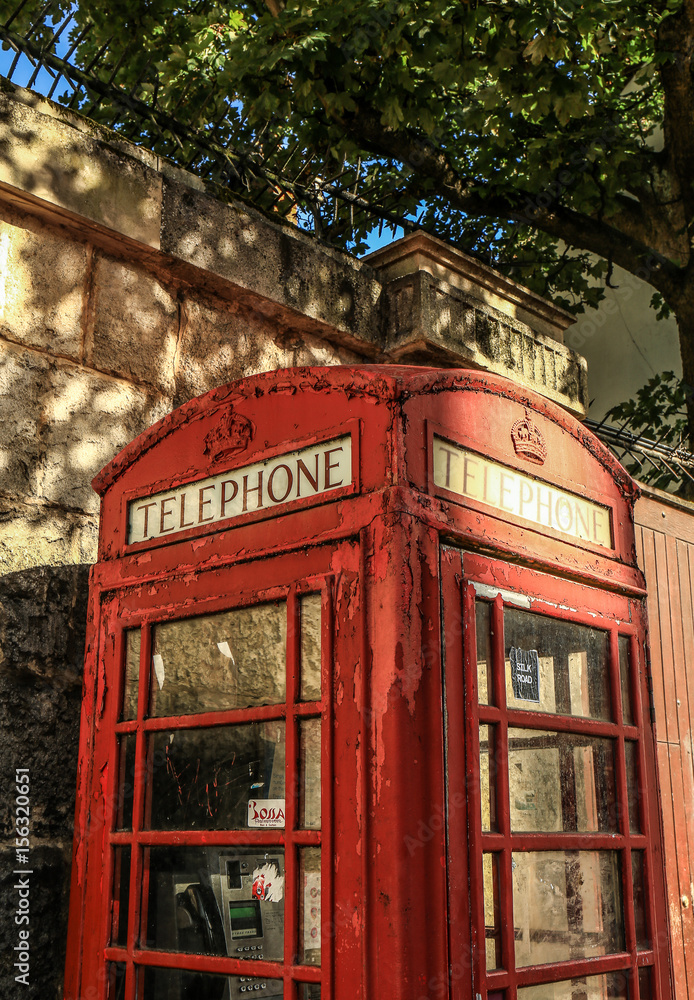 Telephone booth - a British symbol Telephone booth - a British symbol