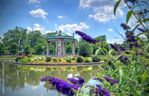 Muny Bandstand located in Forest Park, St. Louis, Missouri.