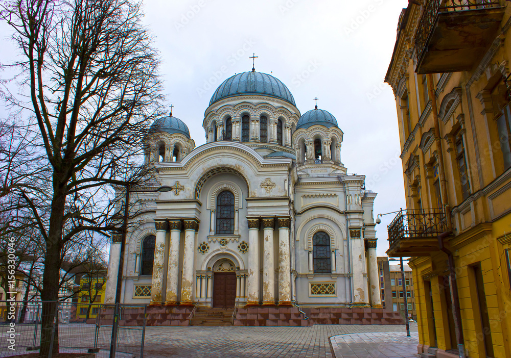 Catholic Saint archangel Michael church in Kaunas, Lithuania.