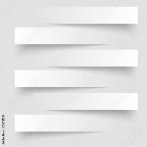 Empty plate with soft shadow on white background. Vector illustration
