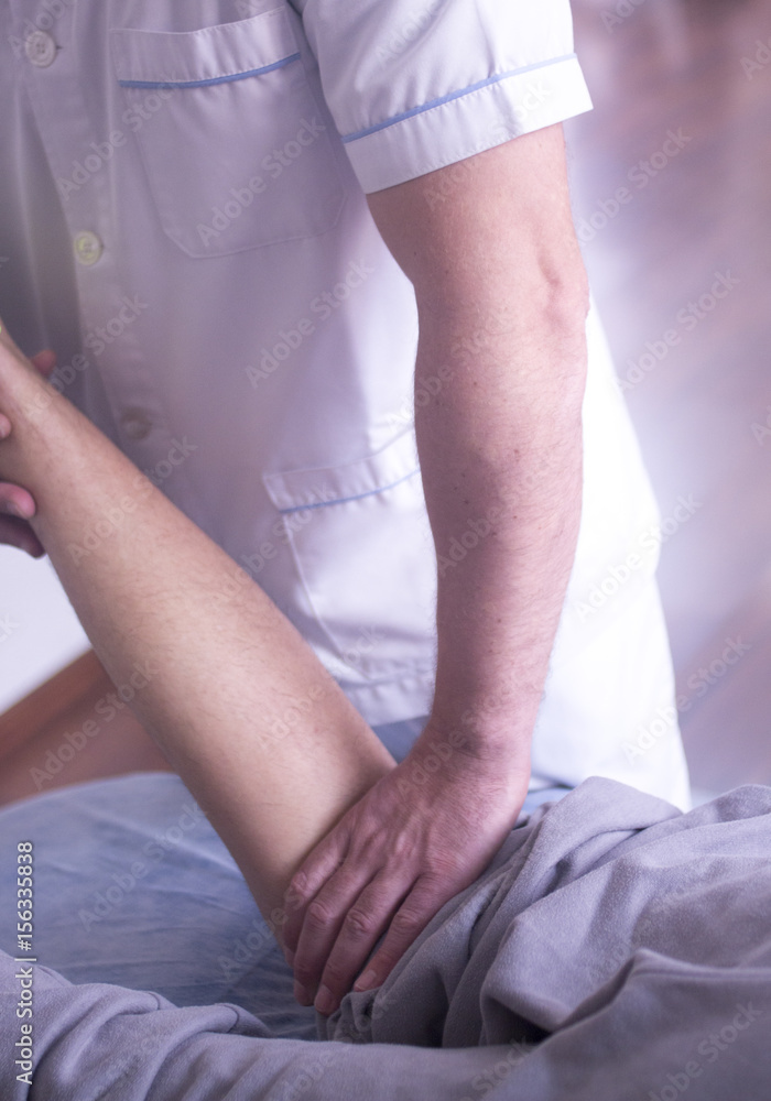 Obraz premium Physical therapy physiotherapy