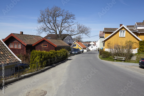 Drobak (Norwegen) - Strasse