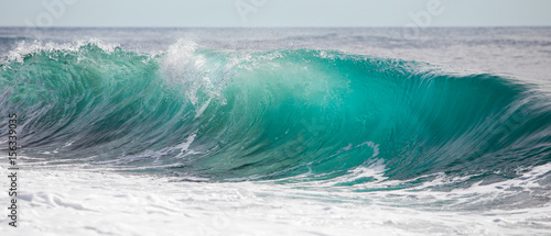Fototapeta Naklejka Na Ścianę i Meble -  Turquoise blue wave