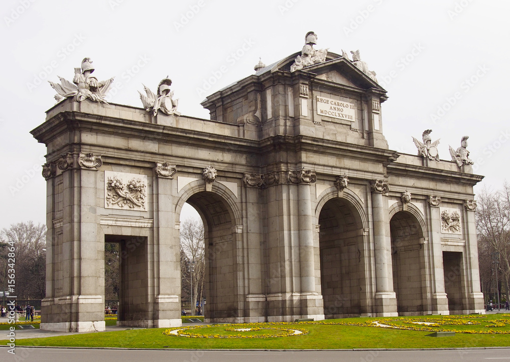 Alcala gate in Madrid