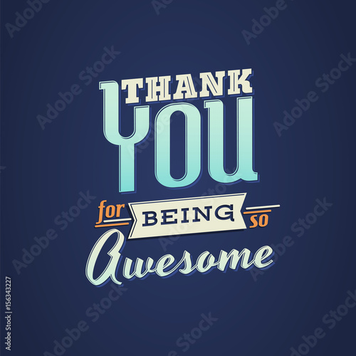 Lovely Thank You card design with a vintage touch to help you express your gratitude in style