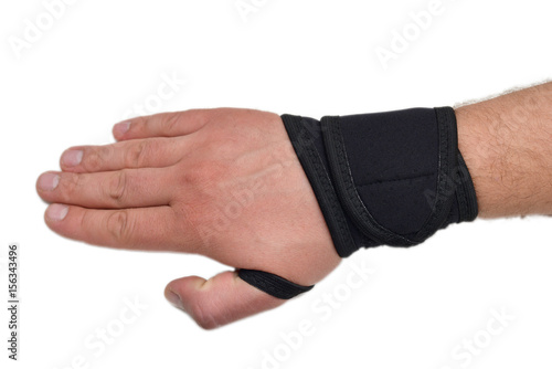 medical abdominal bandage hand post-operative