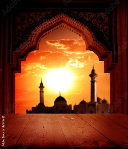Islamic greeting Eid Mubarak cards for Muslim Holidays.Eid-Ul-Adha festival celebration.