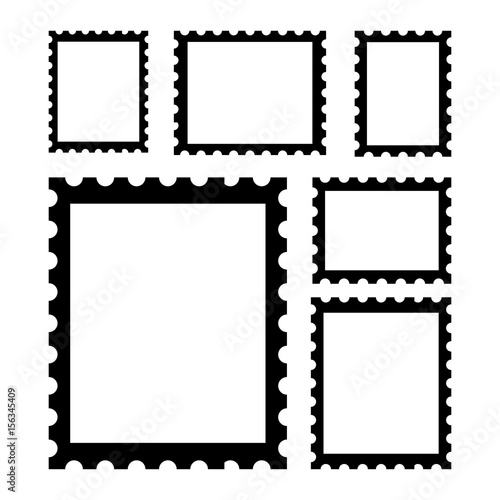 blank postage stamps