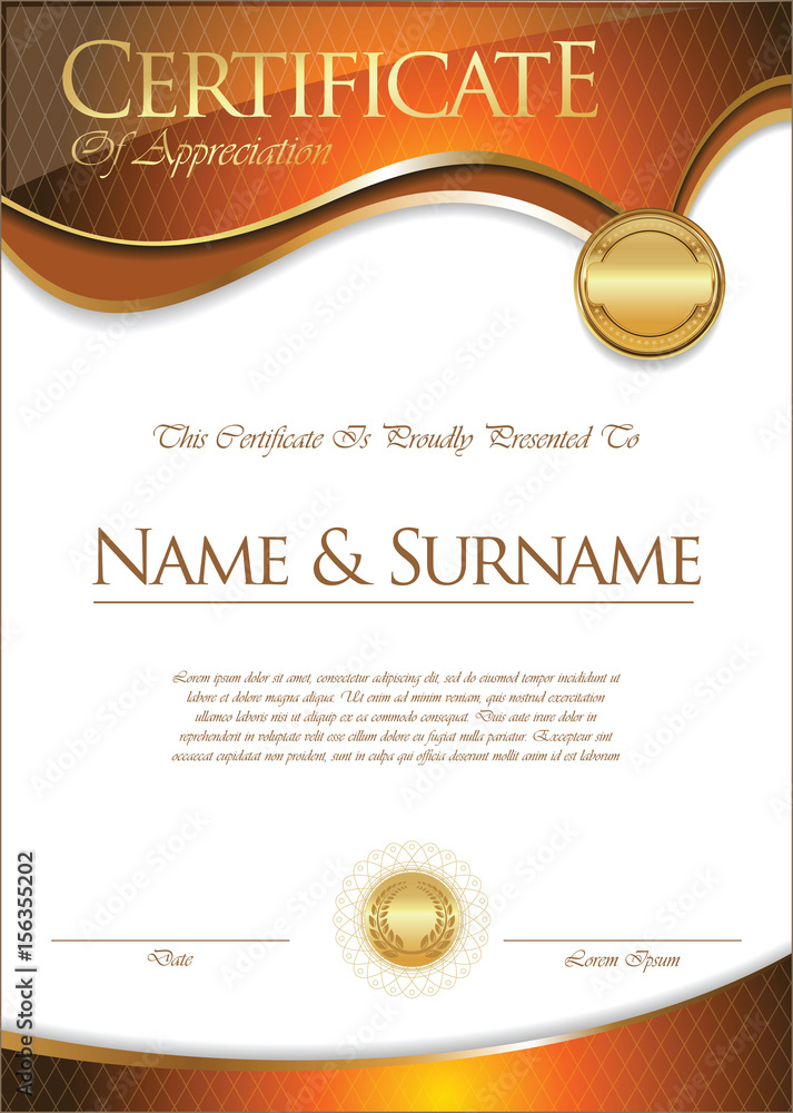 Certificate collection retro design