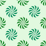 pattern seamless girandole su sfondo verde acqua