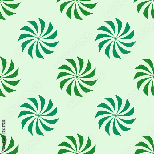 pattern seamless girandole su sfondo verde acqua © sommaria