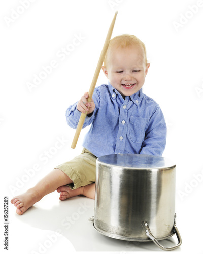 Canvas-taulu Happy Baby Bang-Away
