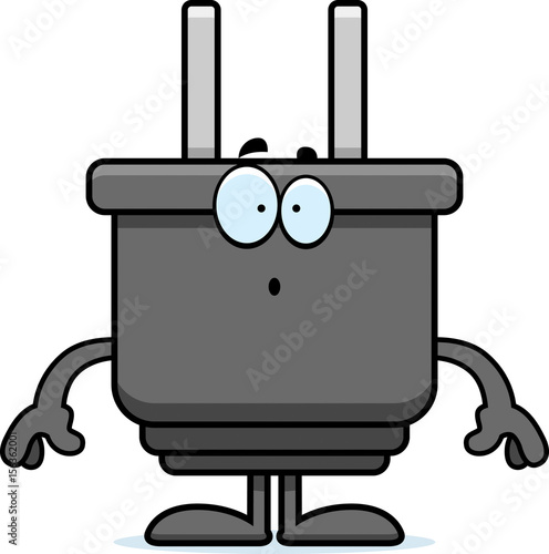 Surprised Cartoon Power Plug