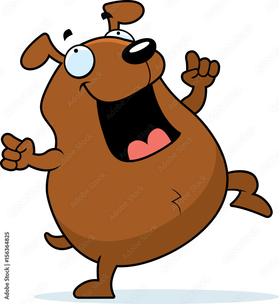 Fototapeta premium Dog Dancing