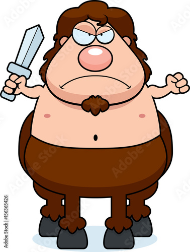 Angry Cartoon Centaur