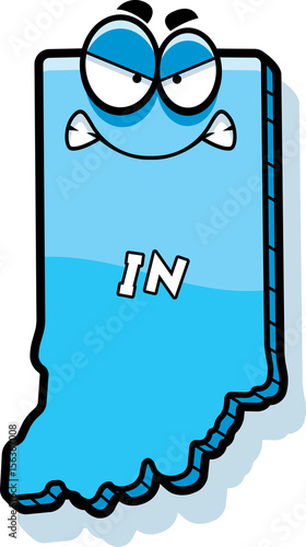 Cartoon Angry Indiana